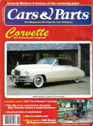 CARS & PARTS 1983 OCT - CORVETTE, BOB THOMAS, '09 BRUSH MODEL D, '48 PACKARD